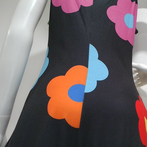 Floral Black Wide Leg Jumpsuit - Picture 4 of 12